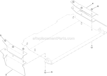 Discharge Tunnel Assembly Diagram and Parts List for RAS730GKA60RA3 (411294212-999999999)(2022) Exmark Lawn Mower