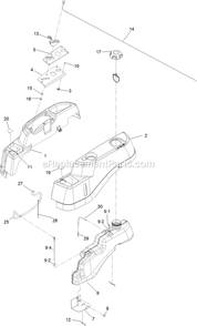 Fuel Assembly Diagram and Parts List for QTS708GEM60200 (400000000-402082299)(2017) Exmark Lawn Mower