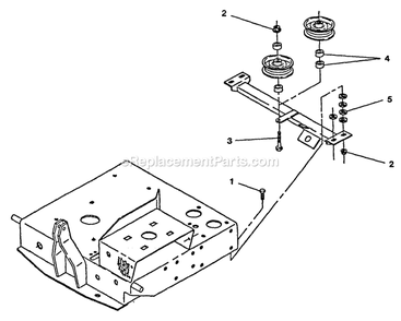 Parts Manual Supplement (3) Diagram and Parts List for TR-1800  Exmark Lawn Mower
