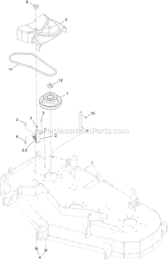 Completing Kit (5) Diagram and Parts List for 126-6122 (402082300-404314158)(2018) Exmark Lawn Tractor Accessories