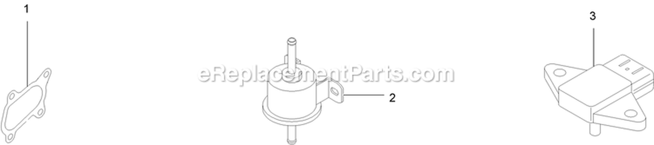 Fuel System Assembly Diagram and Parts List for LZS80TDYM604W0 (406294345-408644345)(2020) Exmark Lawn Mower