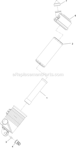 Hdac Assembly Diagram and Parts List for LZS80TDYM72RW0 (408644346-411294211)(2021) Exmark Lawn Mower