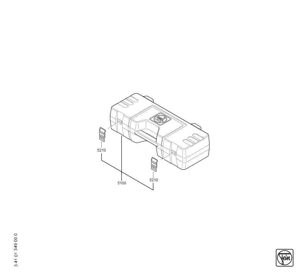  Diagram and Parts List for RS17-70E 72227509110 Fein Angle Grinder