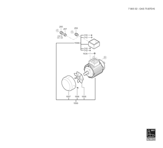 Part Location Diagram of 39000000122 Fein Ventilator Cap  Gi100
