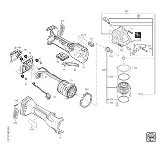 Part Location Diagram of 31324000391 Fein Washer 0,1