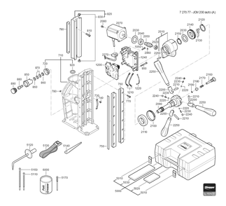 Part Location Diagram of 33807015000 Fein Worm