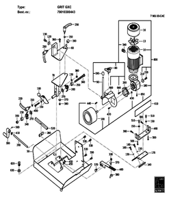 Part Location Diagram of 39000000164 Fein Screw M8 x 10