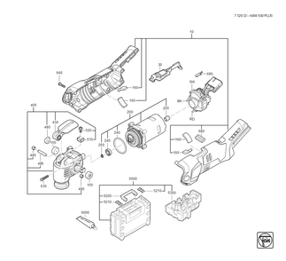 Part Location Diagram of 33901154050 Fein Plastic tool cases