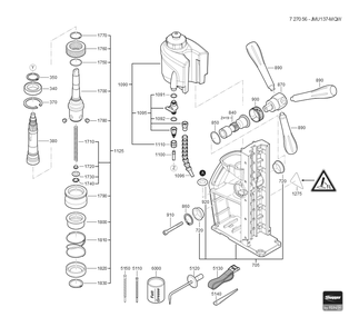  Diagram and Parts List for JMU137MQW 72705612110 Fein Mortiser