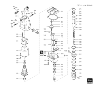 Part Location Diagram of 43098709000 Fein Screw