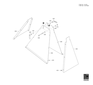  Diagram and Parts List for GRITGX75 79010100233 Fein Belt or Drum Sander