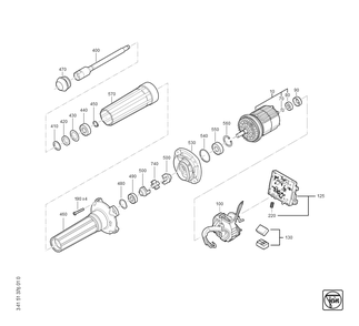 Part Location Diagram of 54113016820 Fein Motor