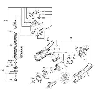 Part Location Diagram of 31508264040 Fein Gearbox Housing