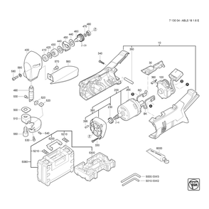 Diagram Diagram and Parts List for 71300400940  Fein Nibbler & Shears