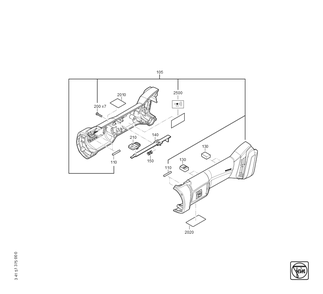 Part Location Diagram of 30728445000 Fein Connector