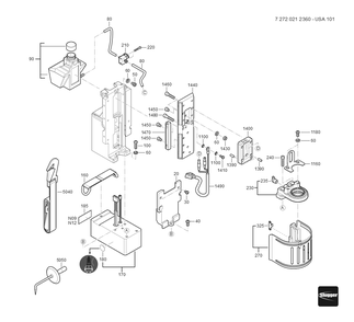  Diagram and Parts List for JHMUSA101 72720212360 Fein Mortiser