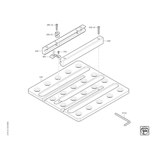  Diagram and Parts List for WELDINGPLATE,DIAMETER16MM 90701005010 Fein Miscellaneous
