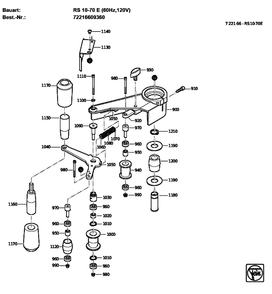 Part Location Diagram of 31341015000 Fein Hex Nut