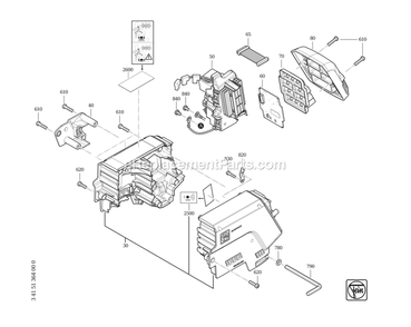 Page A Diagram and Parts List for 72732309110  Fein Drill