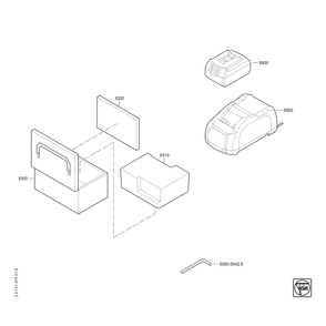 Diagram 3 Diagram and Parts List for 71300500940  Fein Nibbler & Shears