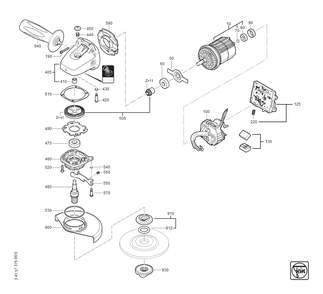 Part Location Diagram of 33406299001 Fein Driving Shaft