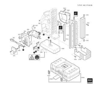 Part Location Diagram of 32172040010 Fein Magnetic foot