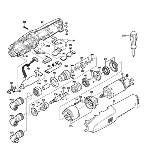 Figure 0 Diagram and Parts List for 71123400980  Fein Electric Drill