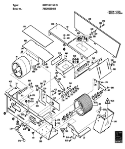 Figure 0 Diagram and Parts List for 79020500403  Fein Grinder