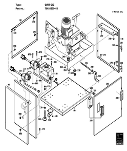 Figure 0 Diagram and Parts List for 79021200443  Fein Grinder