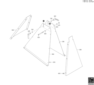  Diagram and Parts List for GRITGX752H 79010200403 Fein Belt or Drum Sander