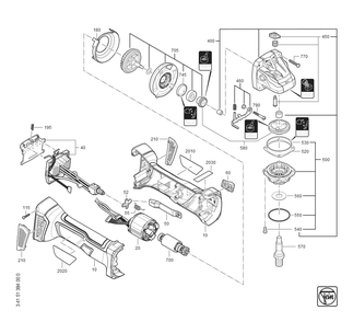 Part Location Diagram of 31324000095 Fein Ring