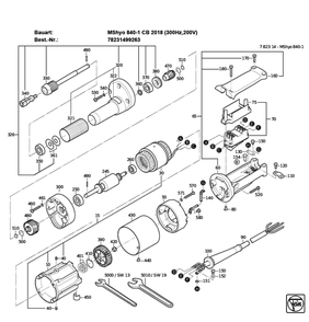 Part Location Diagram of 33663160007 Fein Gear-Wheel