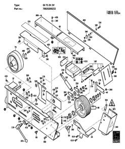 Figure 0 Diagram and Parts List for 79020200233  Fein Grinder