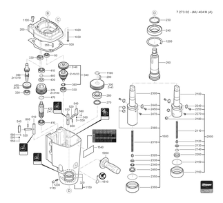 Diagram and Parts List for JMU404M 72730209110 Fein Mortiser