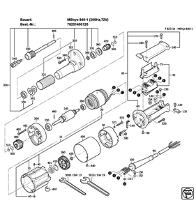 Part Location Diagram of 40253005009 Fein Pin