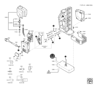  Diagram and Parts List for KBM50Q 72704109360 Fein Mortiser