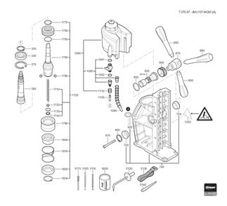  Diagram and Parts List for KBU35MQW 72708709110 Fein Mortiser