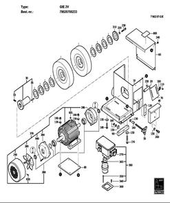 Part Location Diagram of 39000000191 Fein Screw M6 x 10