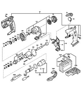 Figure 0 Diagram and Parts List for 71131400950  Fein Electric Drill