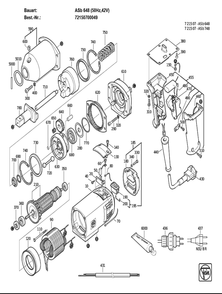 Figure 0 Diagram and Parts List for 72150700049  Fein Wrench