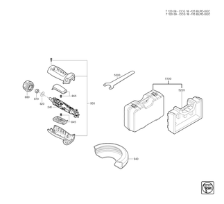 Part Location Diagram of 32424053010 Fein Rocker switch
