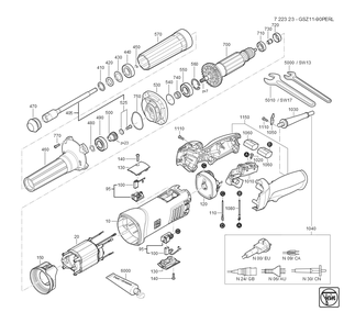 Part Location Diagram of 32612132000 Fein Sealing Ring