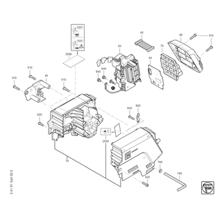  Diagram and Parts List for JMCMAGFORCE90 72732309110 Fein Mortiser