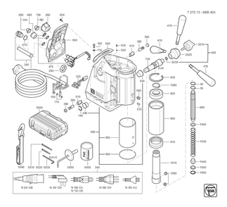 Part Location Diagram of 30798755410 Fein Magnet Switch