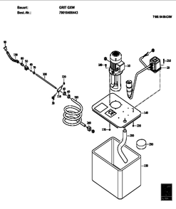 Figure 0 Diagram and Parts List for 79010400443  Fein Grinder
