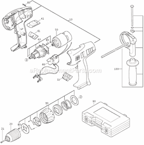 Part Location Diagram of 34101029060 Fein Operation Instructions