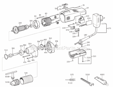 Part Location Diagram of 43066002992 Fein Countersunk H. Screw