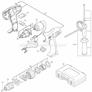 Part Location Diagram of 63205037020 Fein Quick-Action Chuck