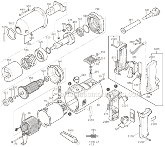 Part Location Diagram of 32217265067 Fein Information Lable