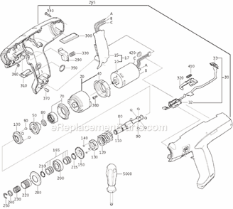 Page A Diagram and Parts List for ASM9-4-2ST 71121000980 Fein Electric Drill